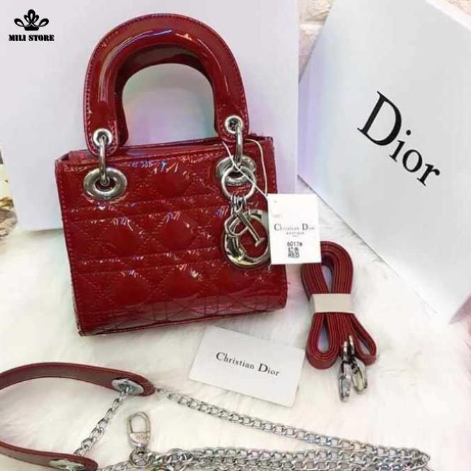 Túi Dior Lady Da kỳ nhông VIP 11 Small 2261