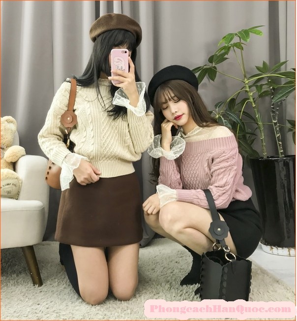 20 cách mix đồ phong cách Hàn Quốc dành cho đôi bạn thân - Hình 11