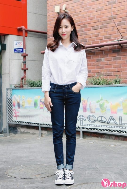 Áo Sơ Mi Nữ Trắng Dài Tay Đẹp Cô Nàng Thanh Lịch Tự Tin - Thời Trang - Việt  Giải Trí