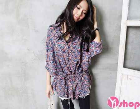 Áo sơ mi nữ vải voan công sở đẹp năng động cá tính - Hình 16