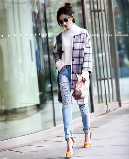 Công thức mix và match áo len: Item không thể thiếu khi đông về - Hình 13