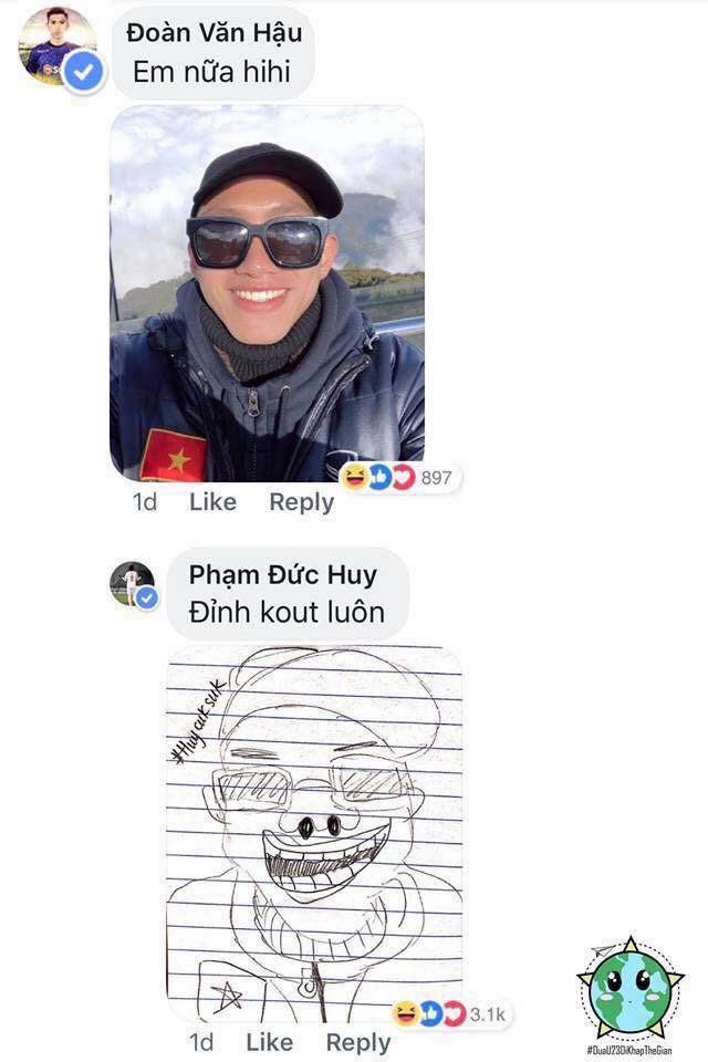 Cười ngặt nghẽo với loạt ảnh Đức Huy trổ tài vẽ đồng đội, trông ai cũng ngã cây y như tranh biếm họa - Hình 17