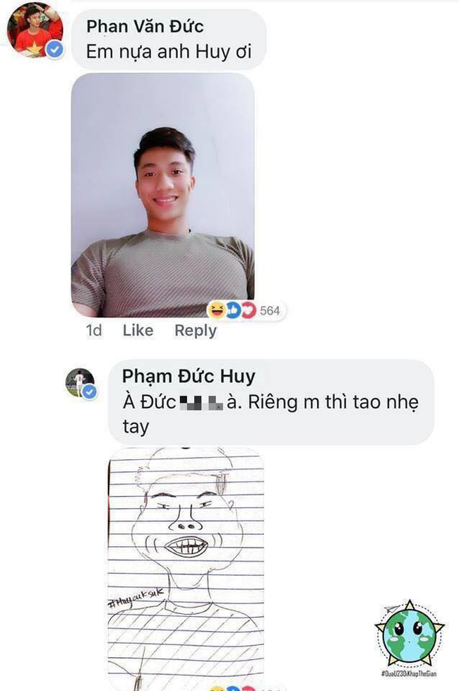 Cười ngặt nghẽo với loạt ảnh Đức Huy trổ tài vẽ đồng đội, trông ai cũng ngã cây y như tranh biếm họa - Hình 10