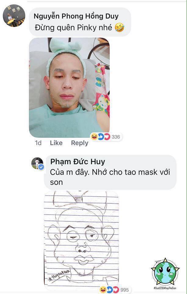 Cười ngặt nghẽo với loạt ảnh Đức Huy trổ tài vẽ đồng đội, trông ai cũng ngã cây y như tranh biếm họa - Hình 2