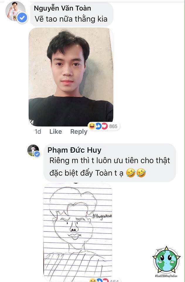 Cười ngặt nghẽo với loạt ảnh Đức Huy trổ tài vẽ đồng đội, trông ai cũng ngã cây y như tranh biếm họa - Hình 11