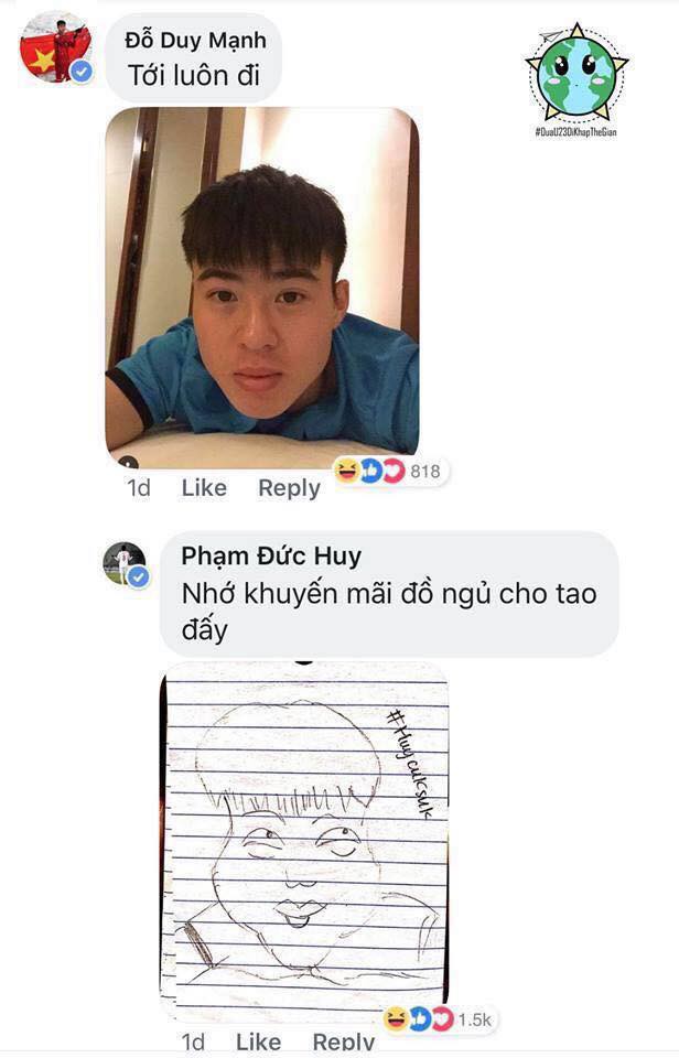Cười ngặt nghẽo với loạt ảnh Đức Huy trổ tài vẽ đồng đội, trông ai cũng ngã cây y như tranh biếm họa - Hình 14