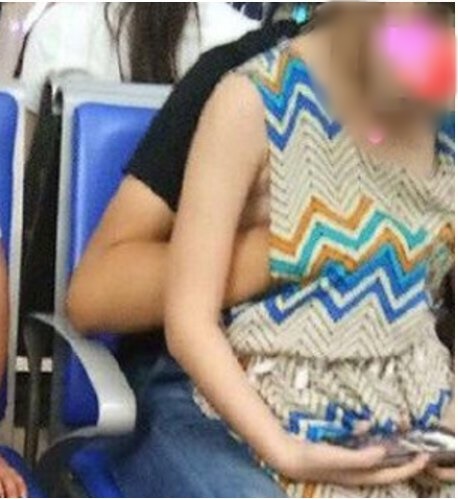 Sốc cảnh chú già U40 vô tư cho tay vào quần cháu gái ruột vuốt ve, bé vẫn thản nhiên ngồi nghịch điện thoại - Hình 6