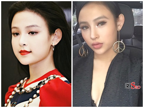 SUÝT NGÃ NGỬA: Trước khi mặt đơ cằm nhọn, Huyền Baby cũng từng có thời tròn xoe, phúng phính đáng yêu - Hình 7
