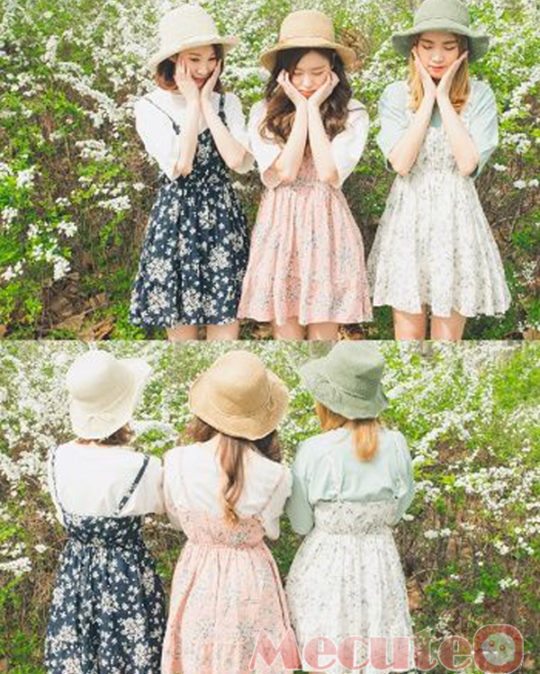 Set váy vintage hoa nhí mix áo phông công ty may đồng phục áo thun Apparels  Việt Nam  Mã  Giá 239000
