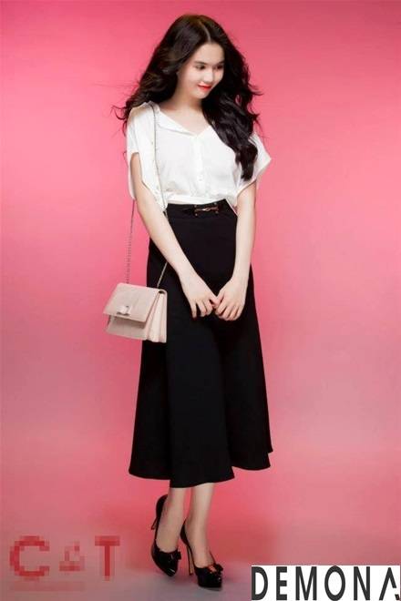 Chân váy xoè dài qua gối phong cách Hàn Quốc giá rẻ nhất tháng 82023