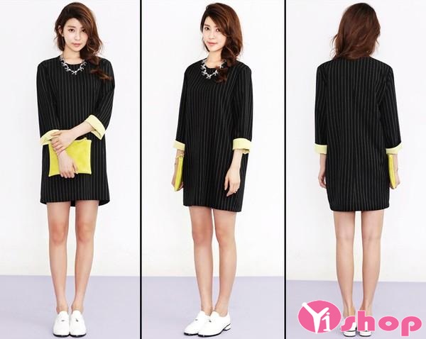 Váy suông chữ a cho người béo trở nên THON chỉ với 1 outfit