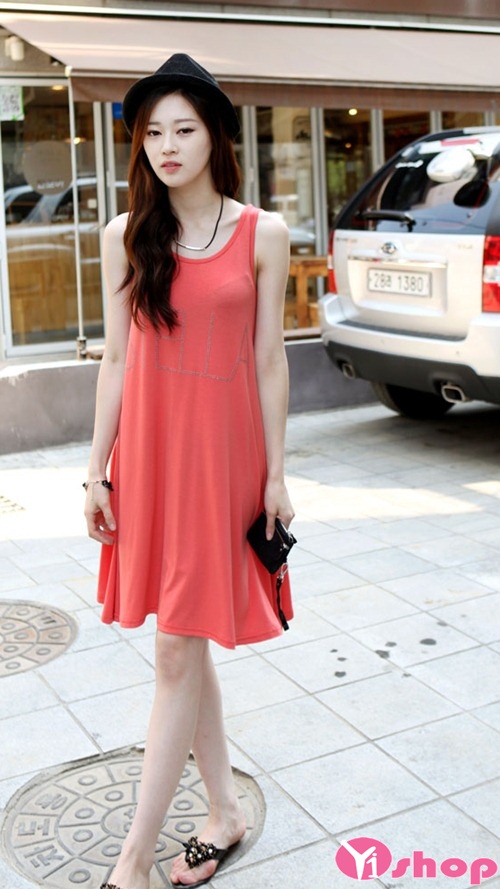Đầm nữ đầm mặc nhà vải Cotton 100 thống thoáng - phong cách trẻ trung & cá  tính Full size | Shopee Việt Nam