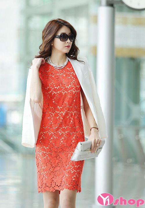 Váy đầm suông công sở đẹp phong cách Hàn Quốc trẻ trung - Thời ...