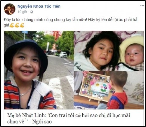 Minh Như kêu gọi bạn bè trên đất Mỹ ký tên đòi công bằng cho bé Nhật Linh - Hình 4
