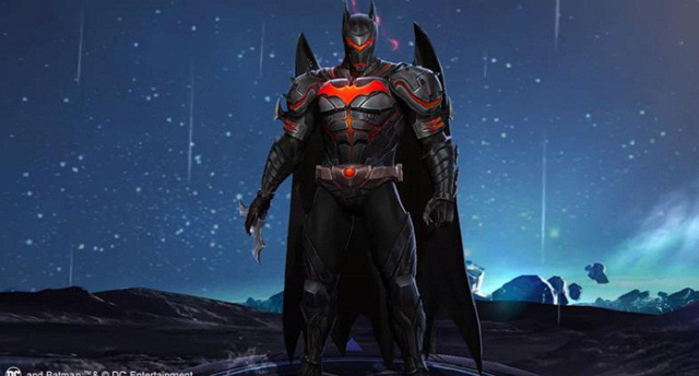 Những fan của Batman đều phải xem Skin Dơi Địa Ngục của ông ta. Skin mới này mang đến cho Batman ngoại hình đầy mạnh mẽ, gây ấn tượng sâu sắc cho những ai nhìn thấy. Dành cho tất cả những ai thích cảm giác thăng hoa với nhân vật đầy sức mạnh của DC.