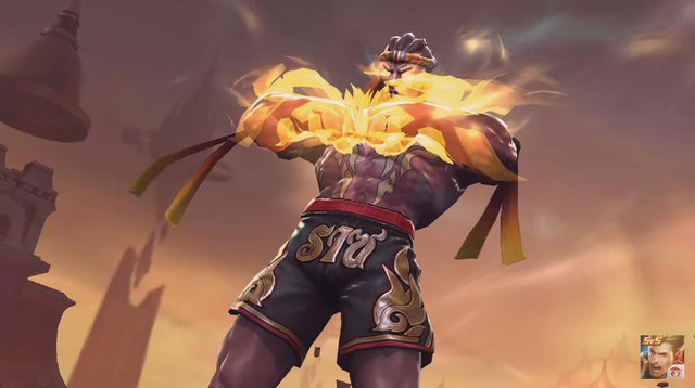 Gây ấn tượng với Skin Raz Muay Thái đầy uyển chuyển và đặc sắc. Với những chiêu thức võ thuật đặc biệt, Raz Muay Thái sẽ khiến bạn trở thành một vị tướng đầy sức mạnh và chiến lực.