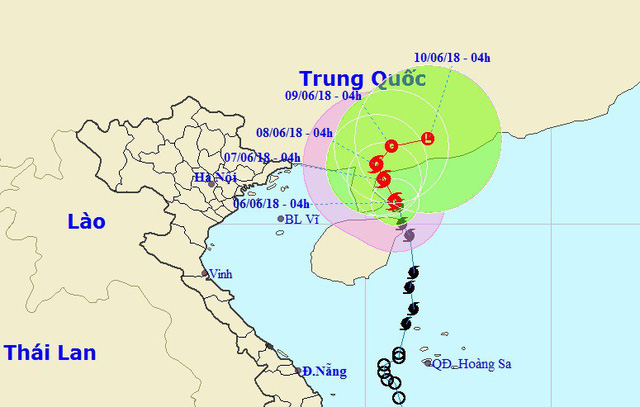 Ảnh hưởng bão số 2, vùng biển Quảng Trị - Quảng Ngãi gió giật mạnh - Hình 1