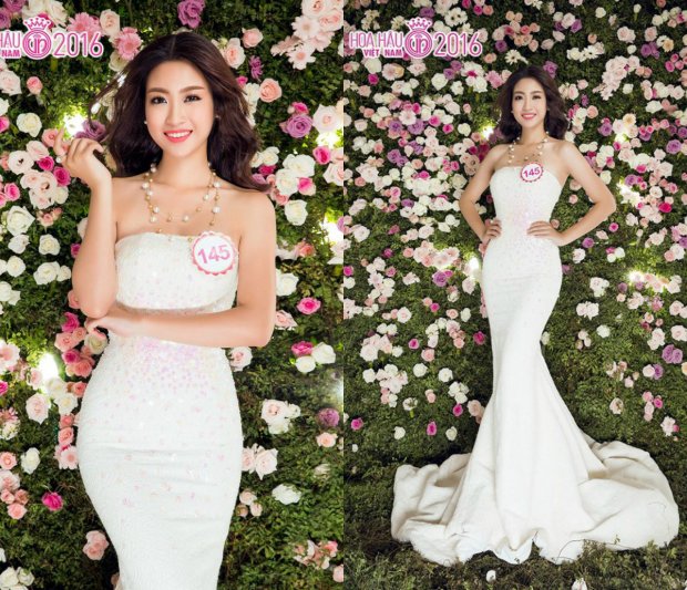 Hoa hậu Đô My Linh đẹp lộng lẫy như nàng tiên thứ thiệt với đầm đuôi cá sang chảnh - Hình 3