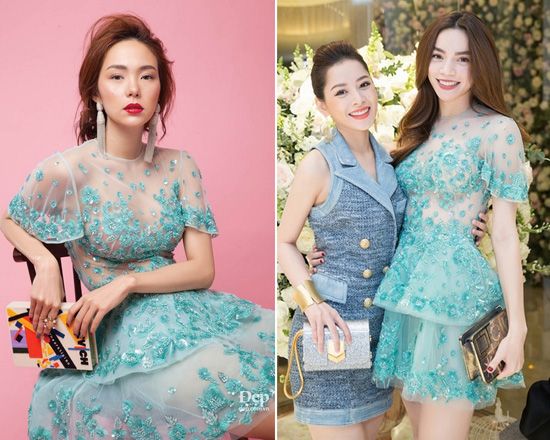 Style thời trang đồng điệu của Hồ Ngọc Hà và Minh Hằng - Hình 9