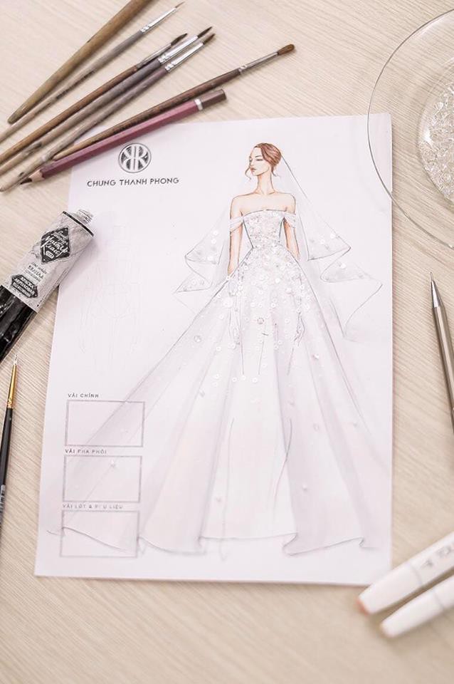 10 bước đơn giản để thiết kế váy trên giấy