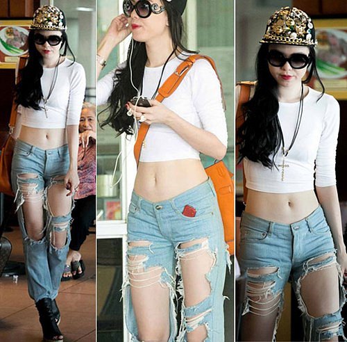 Nấm lùn xinh bóng chuyền Việt: Quần rách tả tơi quá phản cảm - Hình 7