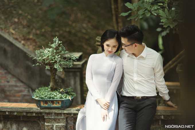 Diễn viên Bánh đúc có xương khoe ảnh cưới giản dị - Hình 4