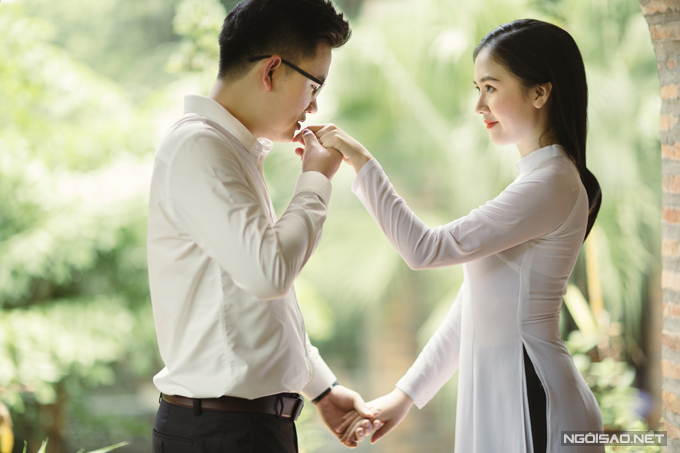 Diễn viên Bánh đúc có xương khoe ảnh cưới giản dị - Hình 3