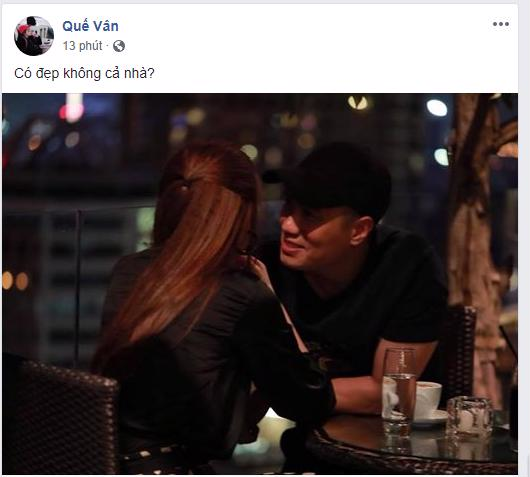 Sau Trường Giang, Quế Vân tiếp tục gây sóng gió khi đăng ảnh với người đàn ông bí ẩn - Hình 1