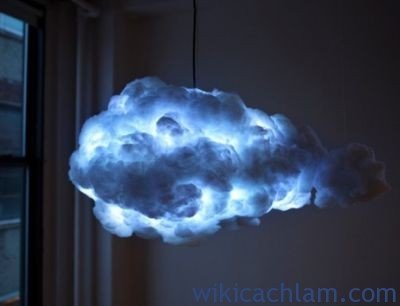 Cách làm đèn ngủ đám mây handmade đẹp lung linh - Hình 4