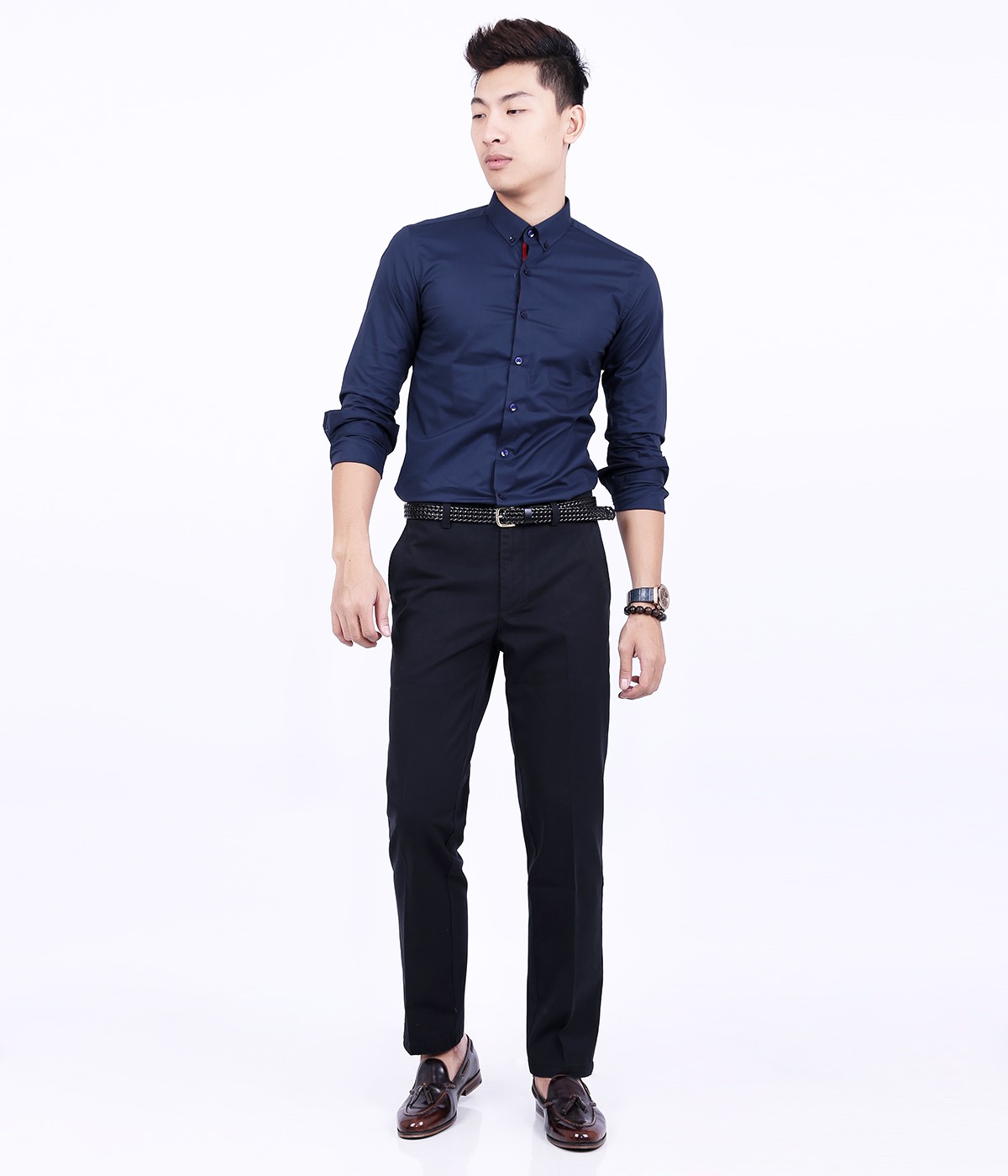 Áo Sơmi Tay Ngắn ICONDENIM Basic  160STORE