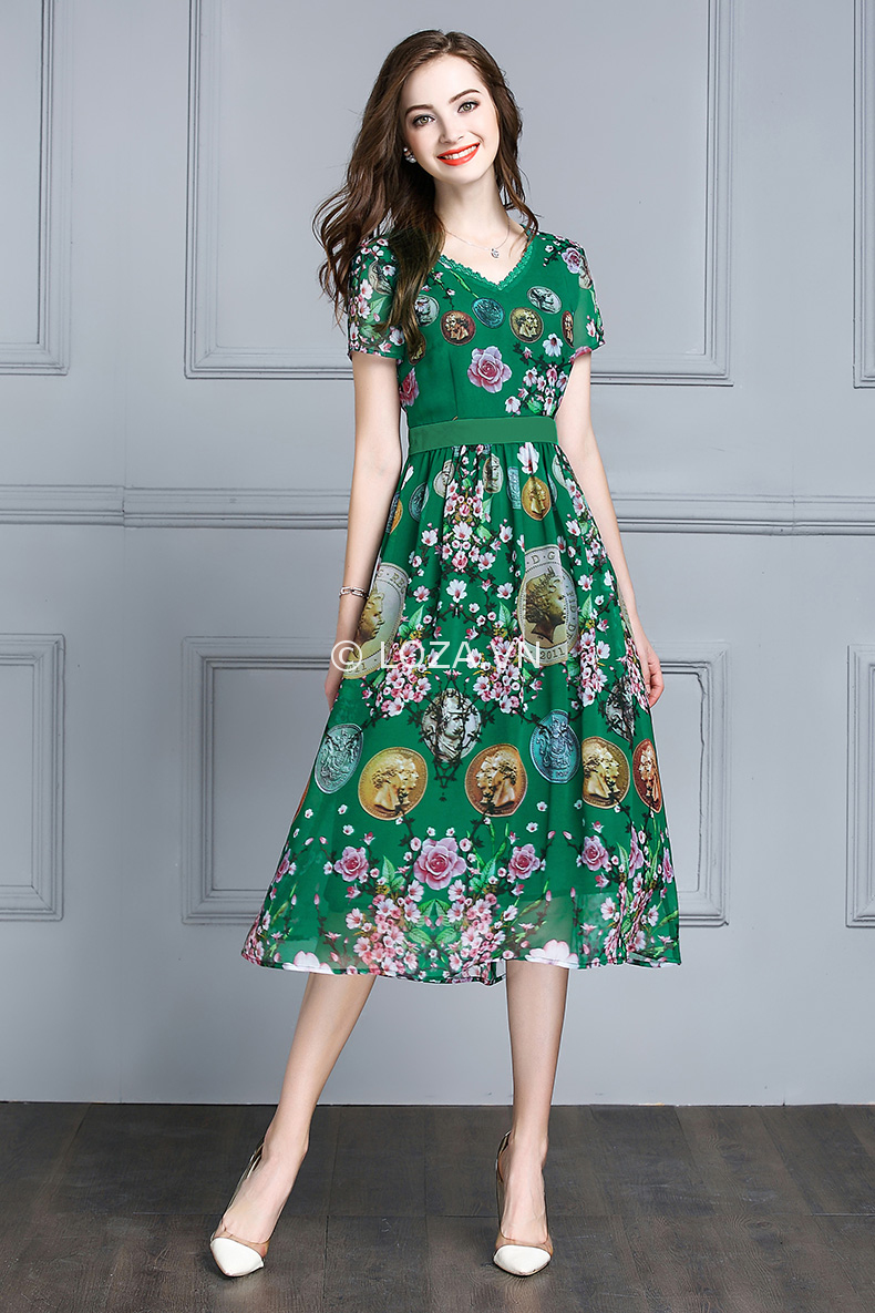 Tổng hợp Váy Hoa Xòe Đẹp giá rẻ bán chạy tháng 82023  BeeCost