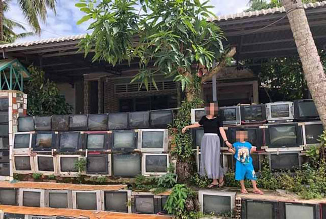 Ngôi nhà sử dụng hàng rào từ tivi cũ ở Việt Nam lên sóng báo nước ngoài - Hình 4