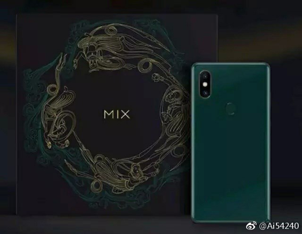 Xiaomi Mi MIX 2S phiên bản xanh lá tuyệt đẹp sắp trình làng - Hình 1