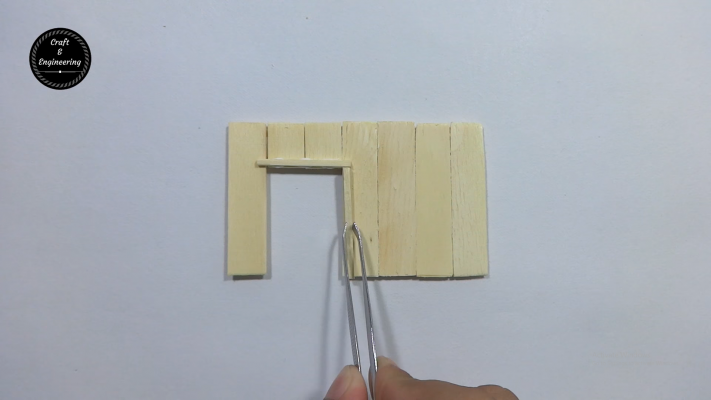 Cách làm mô hình cối xay gió bằng que kem gỗ handmade - Hình 4
