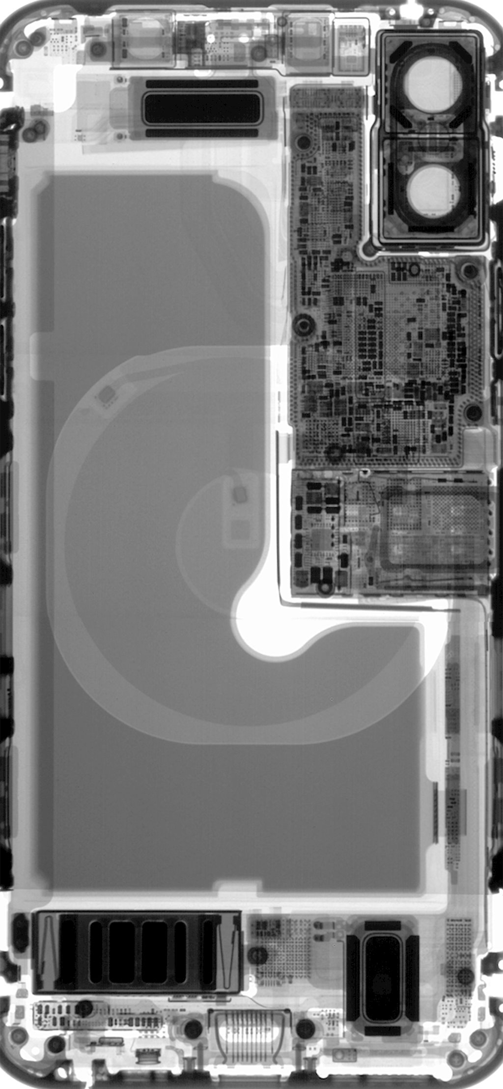 Tải hình nền iPhone Xs Max xuyên thấu linh kiện - Hình 2