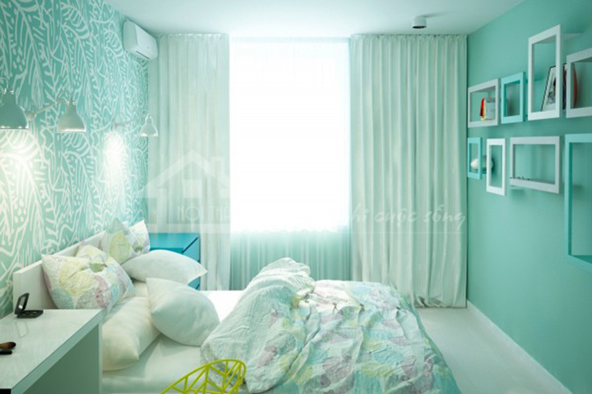 Thiết kế phòng ngủ với sắc xanh dịu mát đón hè - Sáng tạo - Việt ...