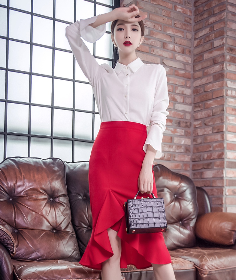 Các mẫu chân váy dài Hàn Quốc thời trang sang trọng mà nàng không thể bỏ lỡ   TH Điện Biên Đông