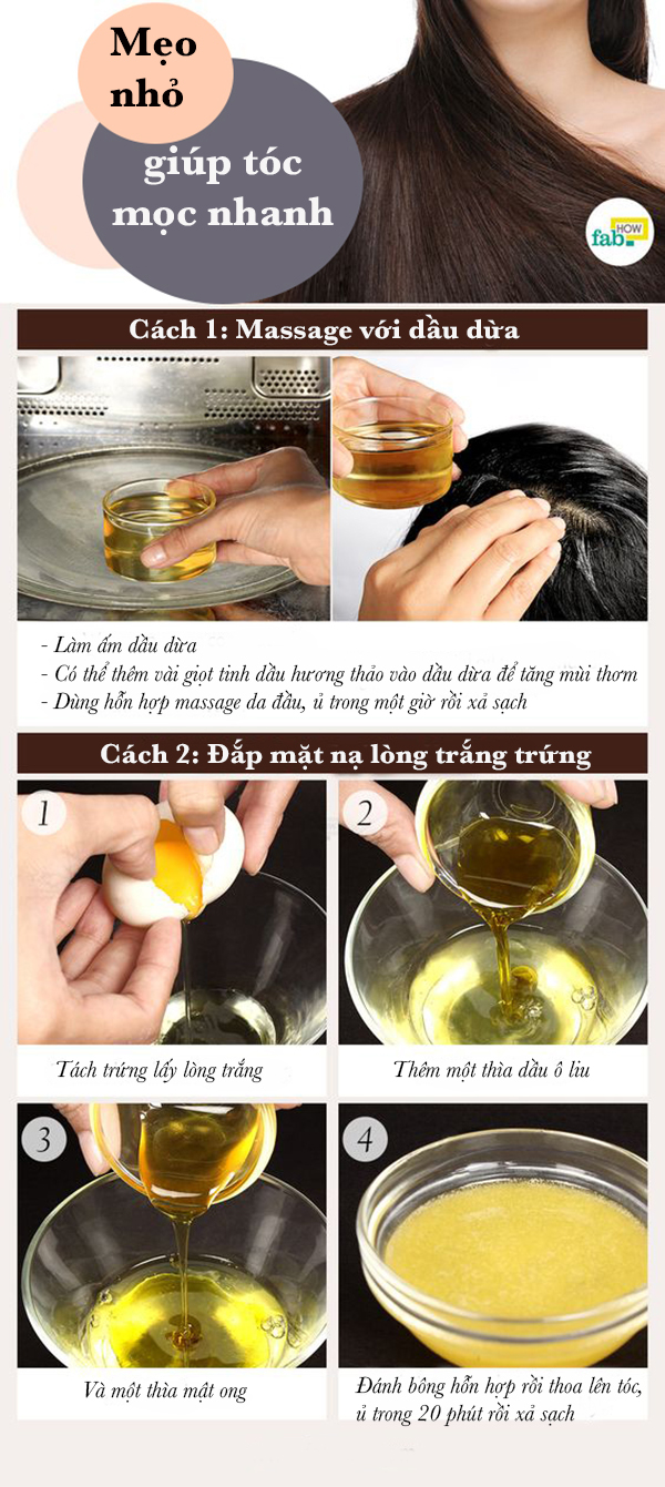 2 cách kích thích tóc mọc nhanh với nguyên liệu đơn giản - Hình 2