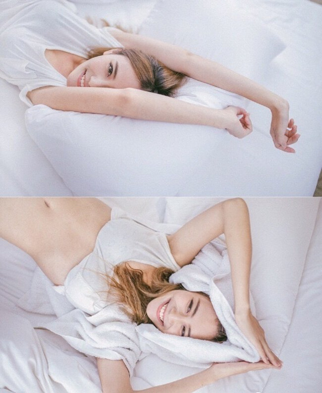 Tiếu Khanh - người đẹp trường Công nghệ khoe vòng eo quyến rũ - Hình 8