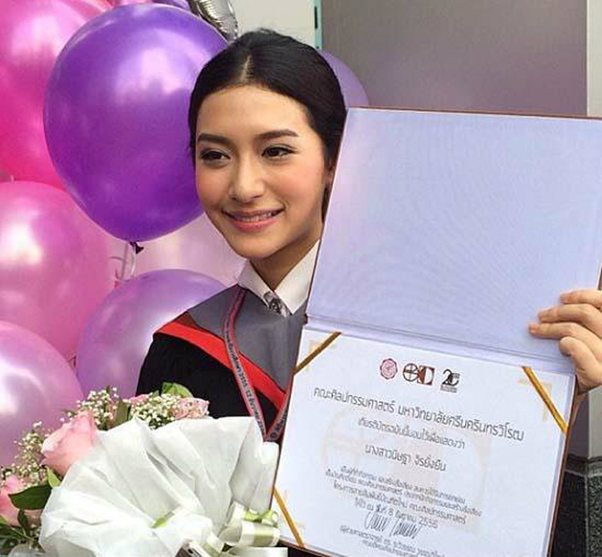 Top mỹ nhân con nhà người ta của Thái Lan: Đã đẹp lại còn là Thủ khoa, Á khoa của loạt trường Đại học danh tiếng - Hình 15