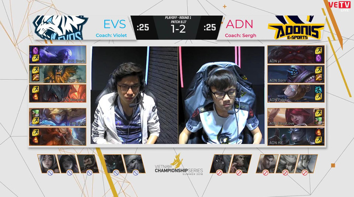 VCS mùa Hè 2018: ADN giành chiến thắng gay cấn trước EVS, mới playoff 1 thôi mà đã căng thế này rồi - Hình 4