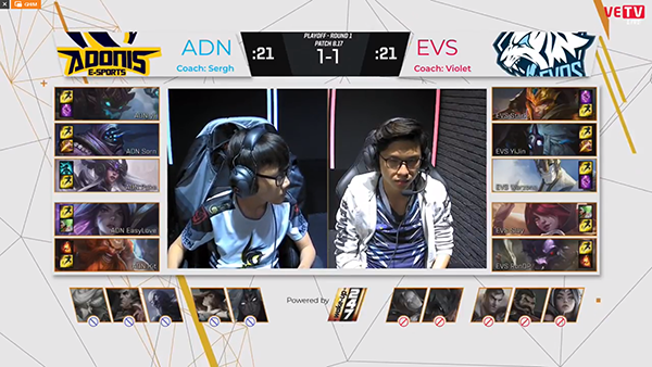 VCS mùa Hè 2018: ADN giành chiến thắng gay cấn trước EVS, mới playoff 1 thôi mà đã căng thế này rồi - Hình 3