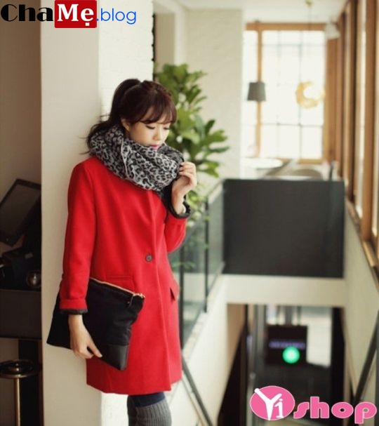 Áo khoác dạ nữ dáng dài đẹp thời thượng không lạnh - Hình 12