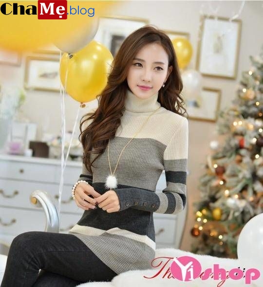 Áo khoác len dáng dài nữ đẹp ấm áp mùa đông - Hình 2