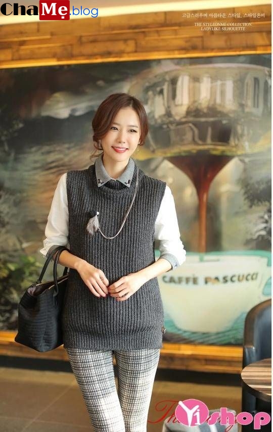 Áo khoác len dáng dài nữ đẹp ấm áp mùa đông - Hình 6