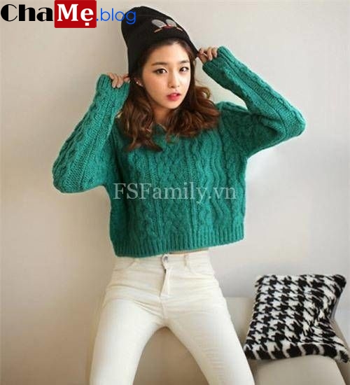Mix Áo Len Crop Top Đẹp Cực Chất Kiểu Hàn Quốc Không Lạnh Ngày Đông - Thời  Trang - Việt Giải Trí