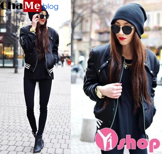 Mọi tín đồ thời trang mê mẩn áo khoác bomber jacket nữ đẹp thu đông 2019 - Hình 2