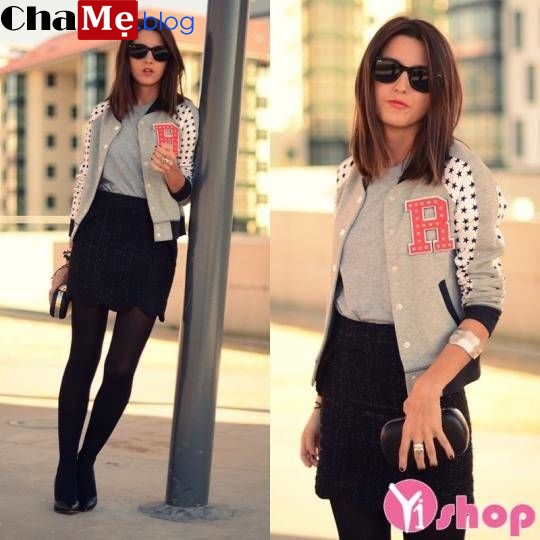 Mọi tín đồ thời trang mê mẩn áo khoác bomber jacket nữ đẹp thu đông 2019 - Hình 5