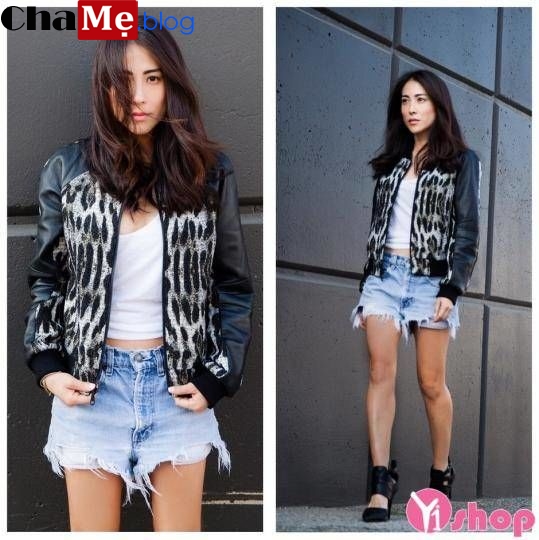 Mọi tín đồ thời trang mê mẩn áo khoác bomber jacket nữ đẹp thu đông 2019 - Hình 8
