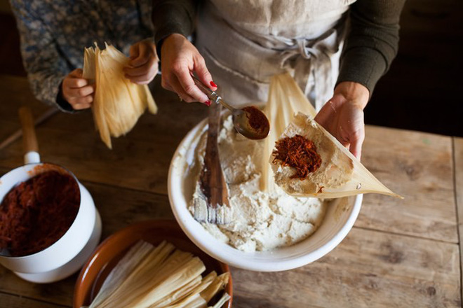 Tamales: món ngon ngày Tết của người Mexico, độc đáo từ nguyên liệu gói bên ngoài đến phần nhân bên trong - Hình 16